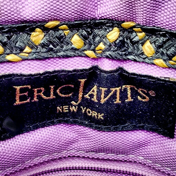 Eric Javits Woven Flap Closure Squishee Law Bag - Picture 3 of 7